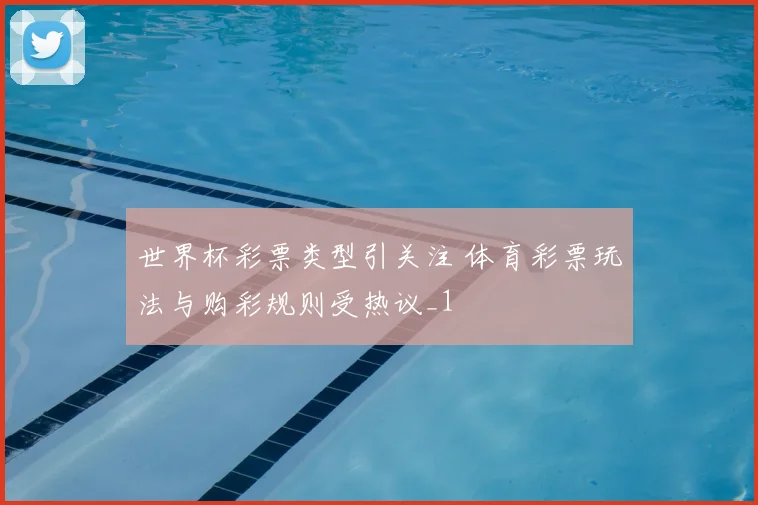 世界杯彩票类型引关注 体育彩票玩法与购彩规则受热议_1